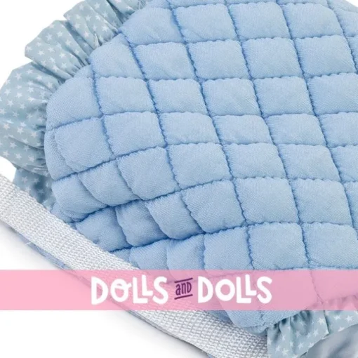 Accessoires pour poupée Así - Porte-poupée bleu avec étoiles blanches
