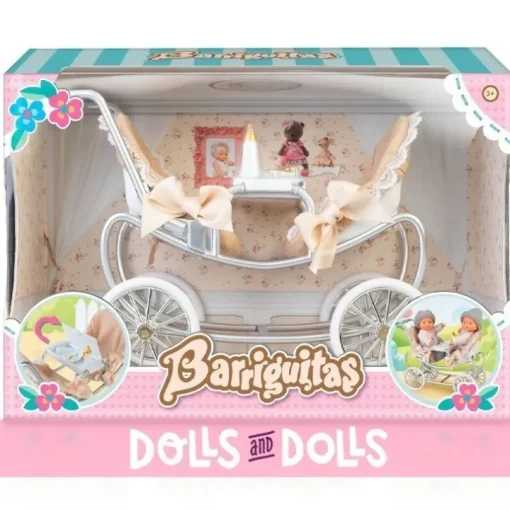Accessoires pour poupée Barriguitas Classic 15 cm - Chariot double Barriguitas