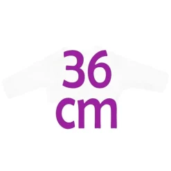 Compléments pour poupée Así 36 cm - Veste tricotée blanche pour poupée Koke