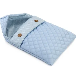Compléments pour poupée Así 42 à 46 cm - Grand sac de couchage bleu avec étoiles blanches