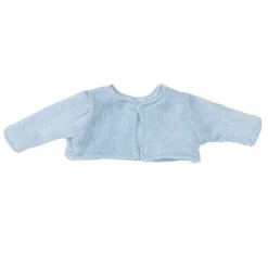 Compléments pour poupée Así 43 à 46 cm - Veste en tricot bleu clair pour poupée María, Pablo, Leo et série limitée