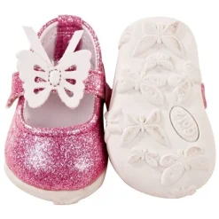 Compléments pour poupée Götz 42-50 cm - Chaussures rose pailleté
