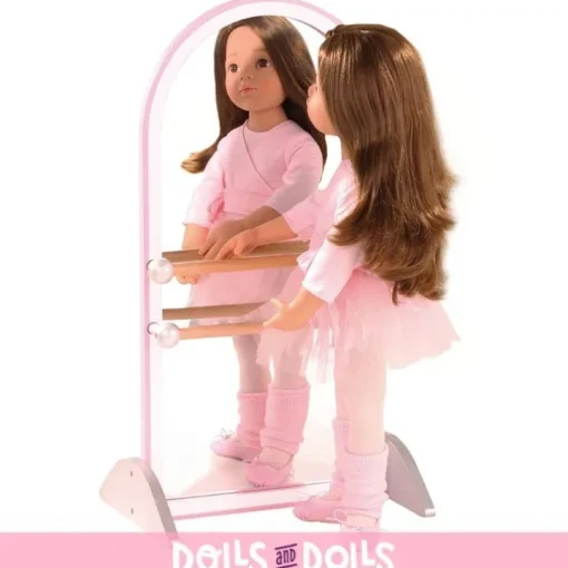 Compléments pour poupée Götz 45-50 cm - Miroir avec barre de ballet