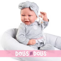 Poupée Antonio Juan 42 cm - Carla nouveau-né avec berceau-nid