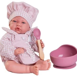 Poupée Antonio Juan 42 cm - Nouveau-né chef en tablier pour vous !