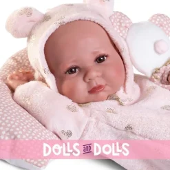 Poupée Antonio Juan 42 cm - Nouveau-né Luca en pyjama ourson