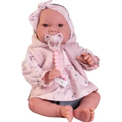 Poupée Antonio Juan 42 cm - Sweet Reborn Nica avec gilet et ruban