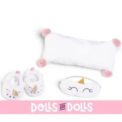Poupée Antonio Juan 42 cm - Sweet Reborn Lea en pyjama et masque