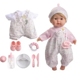 Poupée Berenguer Boutique 38 cm - Blonde avec tenue d'éléphant et accessoires