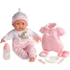 Poupée Berenguer Boutique 38 cm - Avec pyjama rose et accessoires