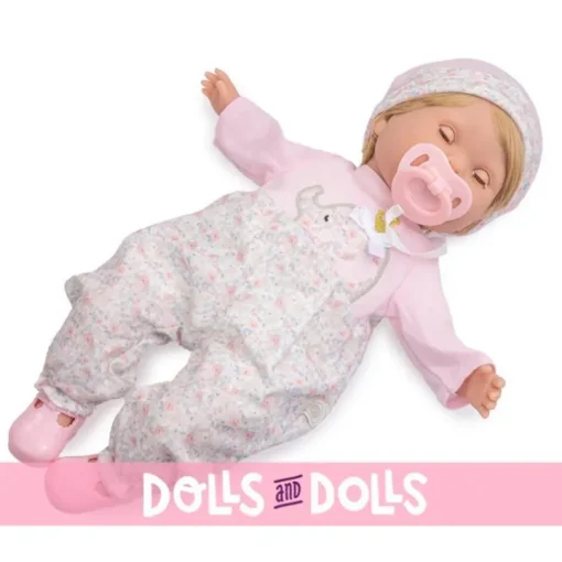 Poupée Berenguer Boutique 38 cm - Blonde avec tenue d'éléphant et accessoires
