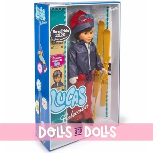 Poupée de collection Nancy 41 cm - Lucas Skier / Réédition 2020