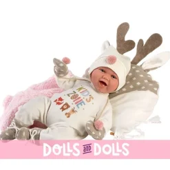 Poupée Llorens 40 cm - Le nouveau-né Mimi sourit "Kid´s zone"