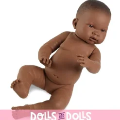 Poupée Llorens 45 cm - Nena Afro-américaine sans vêtements