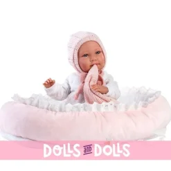 Poupée Llorens 40 cm - Nouveau-né Mimi crybaby avec berceau