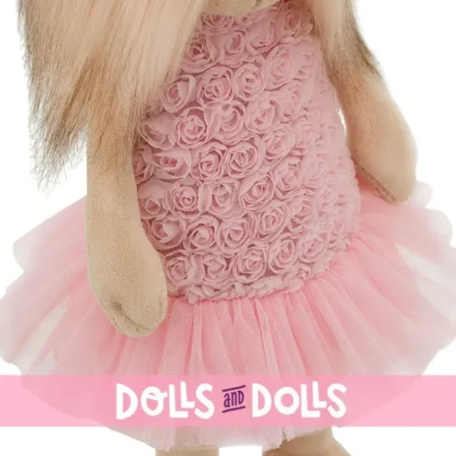 Poupée Lucky Doggy 37 cm - Lucky Yoyo - Mélange de roses