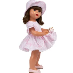 Poupée Mariquita Pérez 50 cm - Robe à fleurs roses