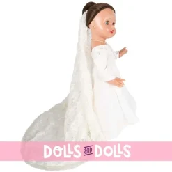 Poupée Mariquita Pérez 50 cm - Série spéciale de mariage (habillée comme une mariée)