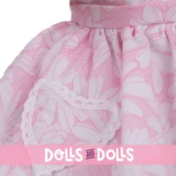 Poupée Mariquita Pérez 50 cm - Robe à fleurs roses