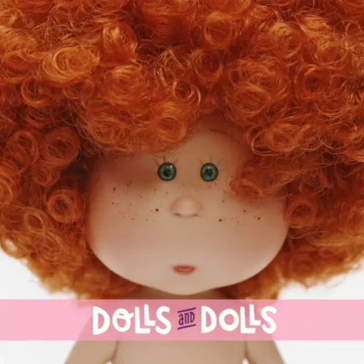 Poupée Nines d'Onil 23 cm - Little Mia aux cheveux roux bouclés - Sans vêtements