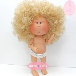 Poupée Nines d'Onil 30 cm - Mia ARTICULÉE - Mia aux cheveux blonds bouclés - Sans vêtements