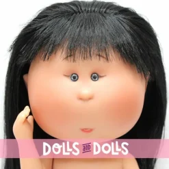 Poupée Nines d'Onil 30 cm - Mia ARTICULÉE - Mia asiatique avec des cheveux raides noirs - Sans vêtements