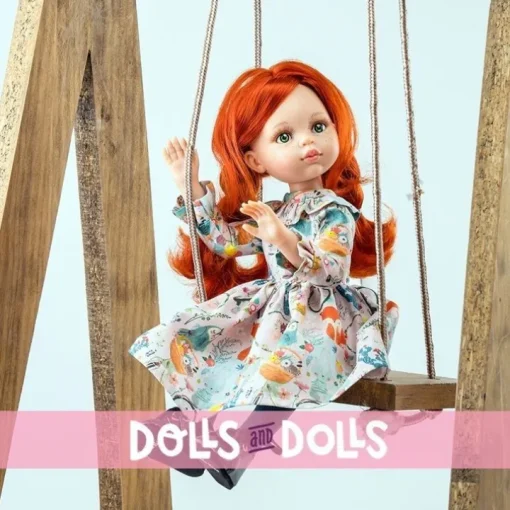 Poupée Paola Reina 32 cm - Las Amigas Articulée - Cristi avec robe à fleurs