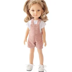 Poupée Reina del Norte 32 cm - Elina en combinaison de denim rose