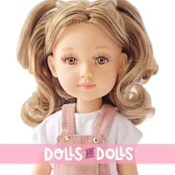 Poupée Reina del Norte 32 cm - Elina en combinaison de denim rose