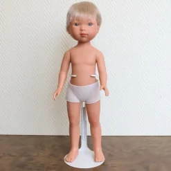 Support de poupée en métal 2101 en blanc pour Ken Amigas Lesly Cheries Geyperman ActionMan type