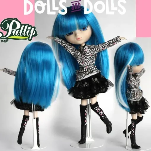 Support de poupée en métal 2275 en noir pour type Barbie