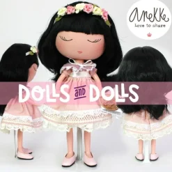 Support de poupée en métal 2201 en blanc pour type Barbie