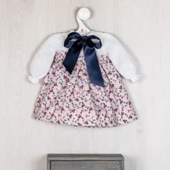 Tenue de poupée Así 57 cm - Robe avec jupe à fleurs rouges et chemise blanche pour poupée Pepa