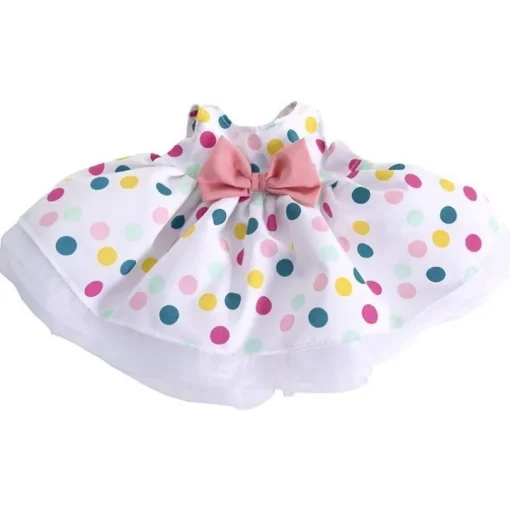 Tenue de poupée Rubens Barn 36 cm - Tenue pour Rubens Ark et Kids - Robe à pois