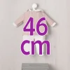 Tenue pour poupée Así 46 cm - Ensemble mackintosh rose pour poupée Leo