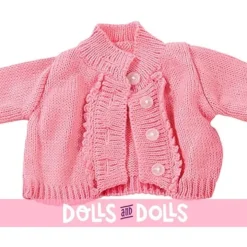 Tenue pour poupée Götz 42-50 cm - Cardigan tricot rose