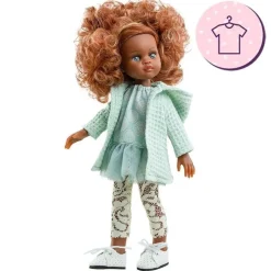 Tenue pour poupée Paola Reina 32 cm - Las Amigas - Tenue verte Nora